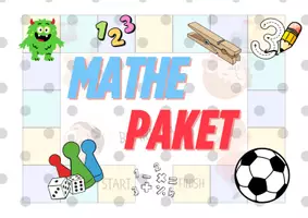 Vorschau - Arbeitsblätter - Materialpaket Mathe Grundschule - Deckblatt