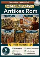 Vorschau - Stundenentwürfe - Antikes Rom | Materialpaket - Deckblatt