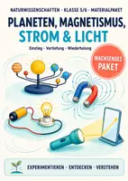 Vorschau - Arbeitsblätter - Naturwissenschaften Klasse 5: Wachsendes Komplettpaket - Deckblatt