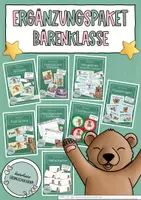 Vorschau - Poster - Ergänzendes Materialpaket für die Bärenklasse – Classroom Management & Klassenorganisation - Deckblatt