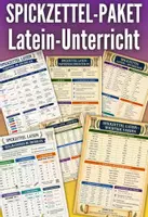 Vorschau - Poster - Materialpaket Latein - 15 Spickzettel | Merkblätter & Lernposter - Deckblatt