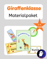 Vorschau - Poster - Giraffenklasse Materialpaket - Deckblatt