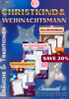 Vorschau - Unterrichtsreihen - BUNDLE Christkind oder Weihnachtsmann – Unterrichtseinheiten für die Unterstufe - Deckblatt