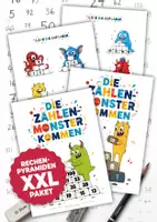 Vorschau - Arbeitsblätter - Rechenpyramiden - XXL Paket (36 Aufgaben) - Deckblatt