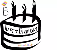 Vorschau - Arbeitsblätter - (B) Kinderlieder zum Geburtstag in Farbschema Rainbow B - Materialpaket Singen, Blockflöte, Glockenspiel - Deckblatt