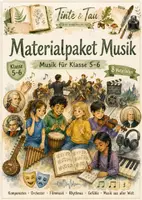 Vorschau - Stundenentwürfe - Musik Klasse 5-6 Materialpaket - Deckblatt