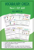 Vorschau - Test - Materialpaket: More! 1 (Neuer LP!) Vocabulary revisions - Deckblatt