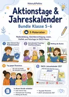 Vorschau - Arbeitsblätter - Aktionstage & Jahreskalender Bundle Klasse 5–6 - Deckblatt