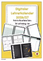 Vorschau - Lehrpläne/Lehrermaterial - Materialpaket Digitale Lehrerkalender - Deckblatt