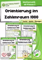Vorschau - Arbeitsblätter - Orientierung im Zahlenraum 1000 – Materialpaket | ab Klasse 3 - Deckblatt