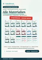 Vorschau - Stundenentwürfe - Wachsendes Materialpaket zur Abschlussprüfung 2027 alle Materialien von Federführend - Deckblatt