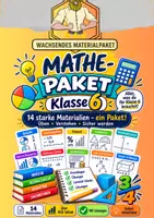 Vorschau - Arbeitsblätter - Mathematik Klasse 6 komplett - Deckblatt
