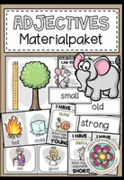 Vorschau - Arbeitsblätter - ADJECTIVES (Opposites) - Materialpaket - Deckblatt
