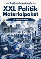 Vorschau - Arbeitsblätter - Politik / Sozialkunde Bundle Sekundarstufe (Sek) 1 l Klasse 5-10 - Deckblatt