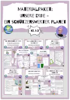 Vorschau - Stundenentwürfe - Materialpaket: Unsere Erde - ein schützenswerter Planet - Deckblatt