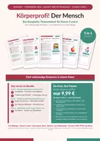 Vorschau - Arbeitsblätter - Der menschliche Körper – Biologie Klasse 5/6, Paket - Deckblatt
