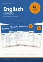 Vorschau - Arbeitsblätter - Englisch 9 Mittelschule - Komplettpaket + Lernzielkontrollen - Deckblatt