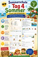 Vorschau - Arbeitsblätter - Sommerschule – Tag 4: Sommer | Klasse 2 - Deckblatt