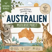 Vorschau - Arbeitsblätter - Australia Materialpaket GROWING BUNDLE - Deckblatt