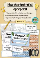 Vorschau - Arbeitsblätter - Hundertertafel - Sparpaket (Klasse 2) - Deckblatt
