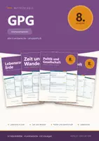 Vorschau - Arbeitsblätter - GPG 8 Mittelschule - Komplettpaket + Lernzielkontrollen + Grundwissen - Deckblatt