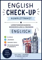 Vorschau - Arbeitsblätter - English Check-Up – Komplettpaket | Lernstandsdiagnose, Wiederholung & Übungen Englisch + Lösungen - Deckblatt