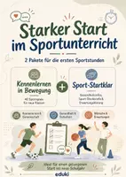 Vorschau - Spiele - Sportlicher Schuljahresstart – Kennenlernspiele & Sport-Startklar | 2er Bundle für die ersten Sportstunden / Schuljahresstart Sek I - Deckblatt