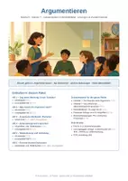 Vorschau - Arbeitsblätter - Argumentieren – Teil A – Deutsch 6/7: Materialpaket - Deckblatt
