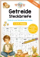 Vorschau - Arbeitsblätter - Steckbriefe Getreide (8 Arbeitsblätter) - Deckblatt