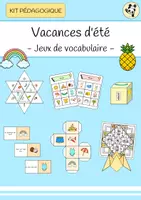 Vorschau - Spiele - Vacances d'été - Jeux de vocabulaire - (Spiele - Paket) - Deckblatt