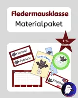 Vorschau - Poster - Fledermausklasse Materialpaket - Deckblatt