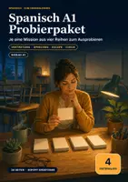 Vorschau - Arbeitsblätter - Spanisch A1 Probierpaket – Vertretung, Sprechstarter, Escape Room & Quick-Check - Deckblatt