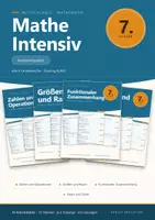 Vorschau - Arbeitsblätter - Mathe Intensiv 7. Klasse - Komplettpaket (alle Lernbereiche) - Deckblatt