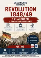 Vorschau - Klassenarbeiten - Revolution 1848/49 – 3 Klausuren+EWH - Deckblatt
