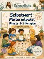 Vorschau - Stundenentwürfe - Ich bin wertvoll Materialpaket Klasse 1/2 - Deckblatt