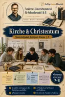 Vorschau - Arbeitsblätter - Kirche & Christentum Klasse 7-8 – Materialpaket Religion - Deckblatt