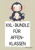 Vorschau - Anderer Materialtyp - Großes Bundle Einschulung Materialpaket für Affenklassen - Deckblatt