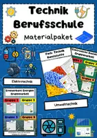 Vorschau - Arbeitsblätter - Technik Berufsschule Materialpaket: Elektrotechnik, Wärmepumpe & erneuerbare Energien - Deckblatt