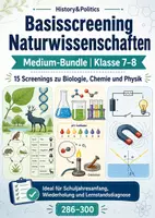 Vorschau - Arbeitsblätter - Basisscreening Naturwissenschaften Klasse 7–8 - Deckblatt