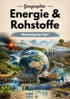 Vorschau - Arbeitsblätter - Energie & Rohstoffe Erdkunde – 6 Arbeitsblätter zu Energieträgern, Ressourcen und nachhaltiger Versorgung - Deckblatt