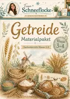 Vorschau - Stundenentwürfe - Getreide 3 Klasse Sachunterricht – Brot Materialpaket Arbeitsblätter - Deckblatt