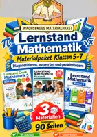 Vorschau - Stationenlernen - Lernstand Mathematik | Klasse 5, 6, 7 - Deckblatt