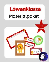 Vorschau - Spiele - Löwenklasse Materialpaket - Deckblatt