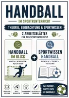 Vorschau - Arbeitsblätter - Handball im Sportunterricht | Theorie, Beobachtung & Sportwissen - Deckblatt