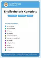 Vorschau - Arbeitsblätter - Englischstark – Klasse 3 & 4 Komplett · 11 Hefte im Paket - Deckblatt