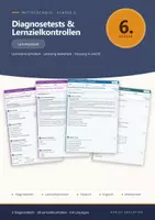Vorschau - Test - Mittelschule Klasse 6 – Diagnosetests & Lernzielkontrollen - Deckblatt