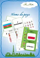 Vorschau - Arbeitsblätter - Materialpaket Noms de pays - Deckblatt