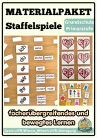Vorschau - Spiele - Sport / fächerübergreifende STAFFELSPIELE / Grundschule - Deckblatt