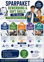 Vorschau - Unterrichtsreihen - Bewerbung & Soft Skills für Azubis – Bewerbungstraining, Kommunikation, Präsentieren, Zeitmanagement & Teamarbeit | Berufsschule - Deckblatt