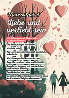 Vorschau - Arbeitsblätter - Materialpaket Liebe und verliebt sein - Deckblatt